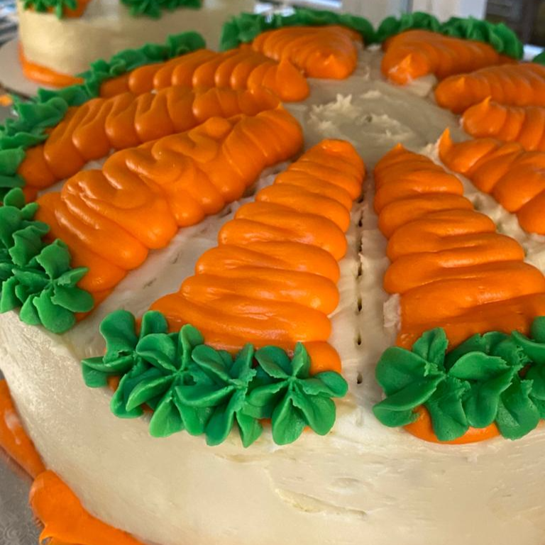 Pastel de Zanahoria (10 Rebanadas)