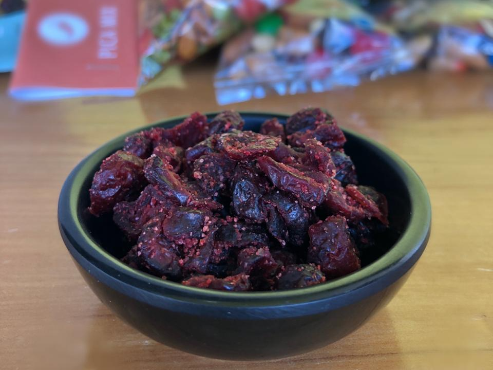 Arándanos enchilados