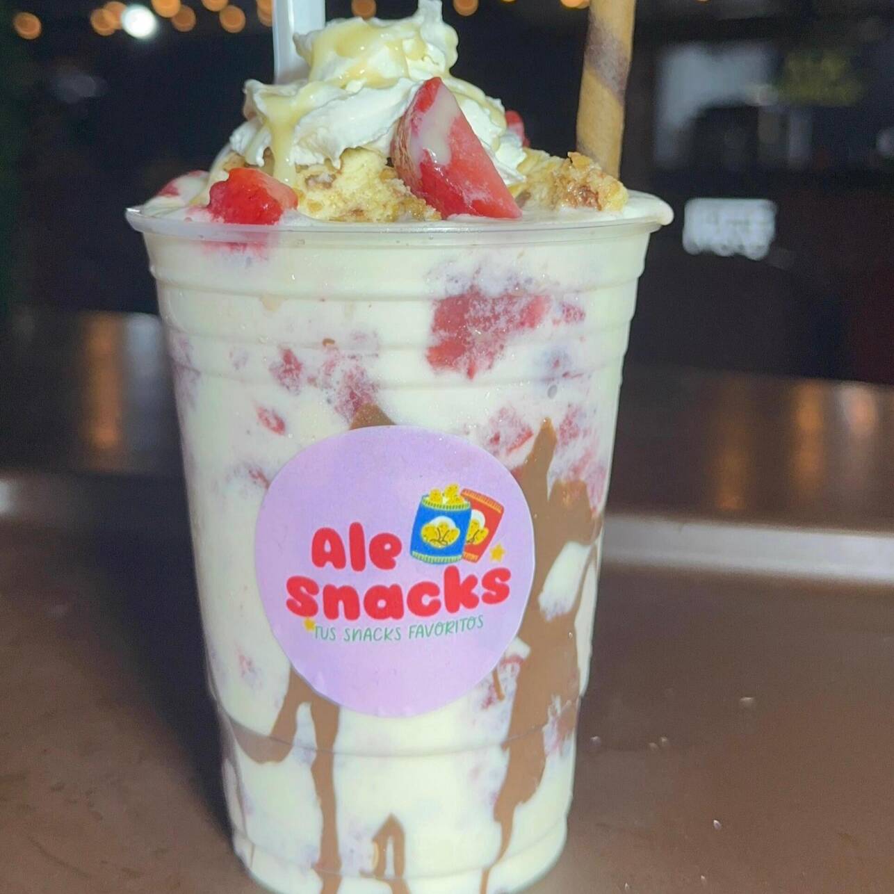 Fresa con Crema Cheescacke