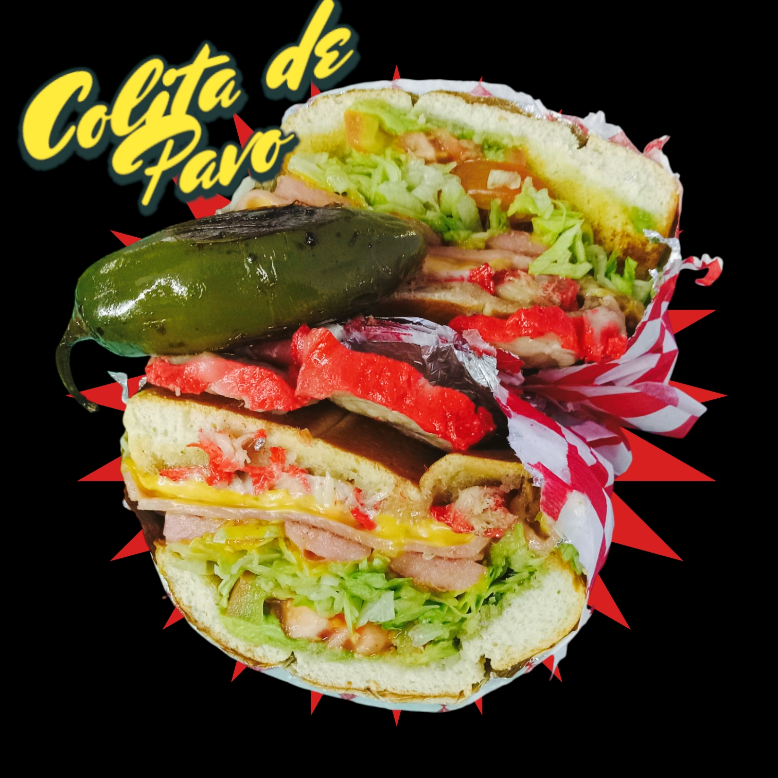 Torta de colita de pavo