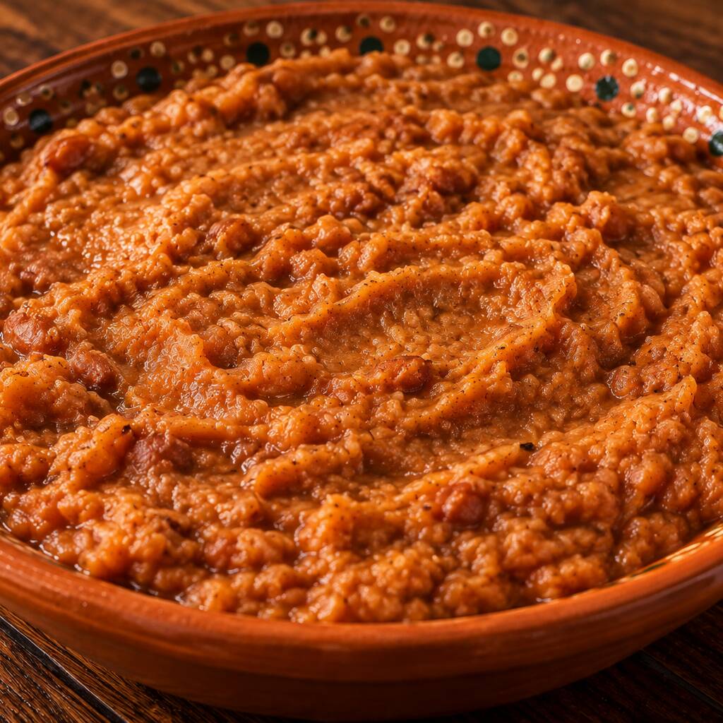 BOLA DE FRIJOLES ADOBADOS