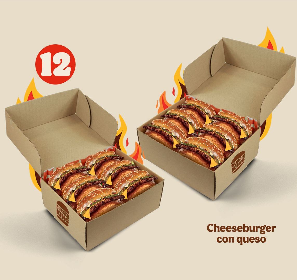 Family Box 12: Hamburguesa con queso