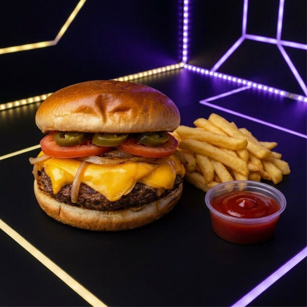 #Promo Hamburguesa Clásica + Papas