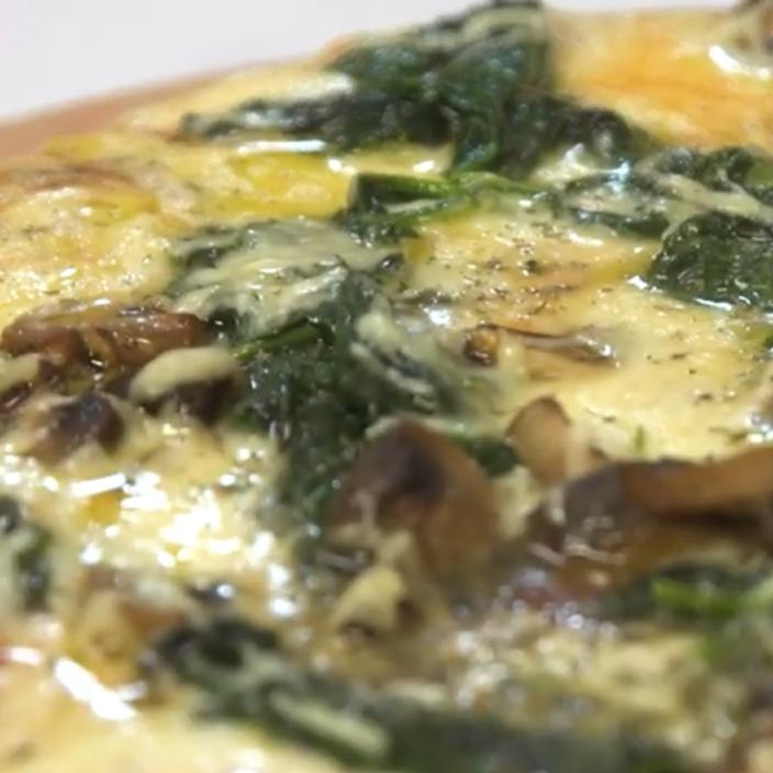 Pizza Grande de Espinaca