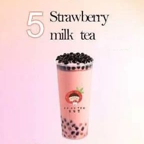 5. Strawberry Milk Tea