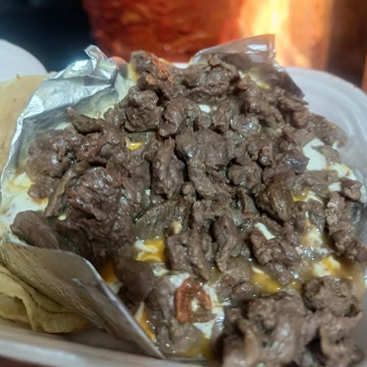 PAPA ASADA DE ARRACHERA