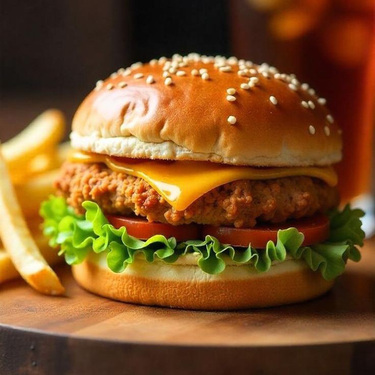 Hamburguesa pio pio