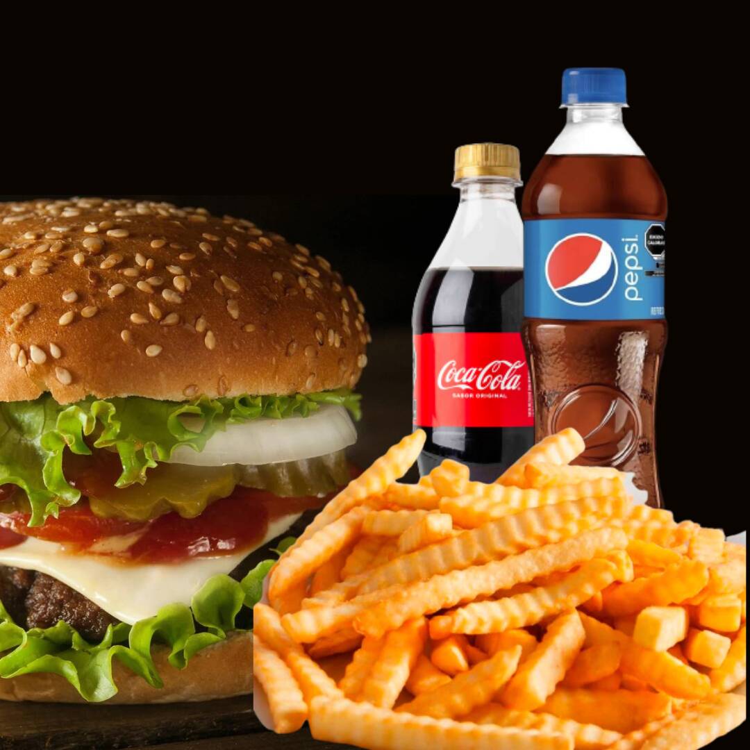 🍔🐴 Combo Supreme del Sr. Burro 🥩🍟🥤👑