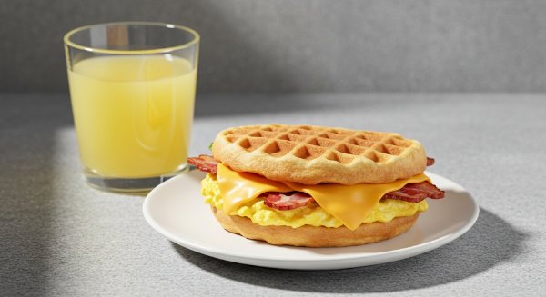 Sandwich pandewaffle + limonada
