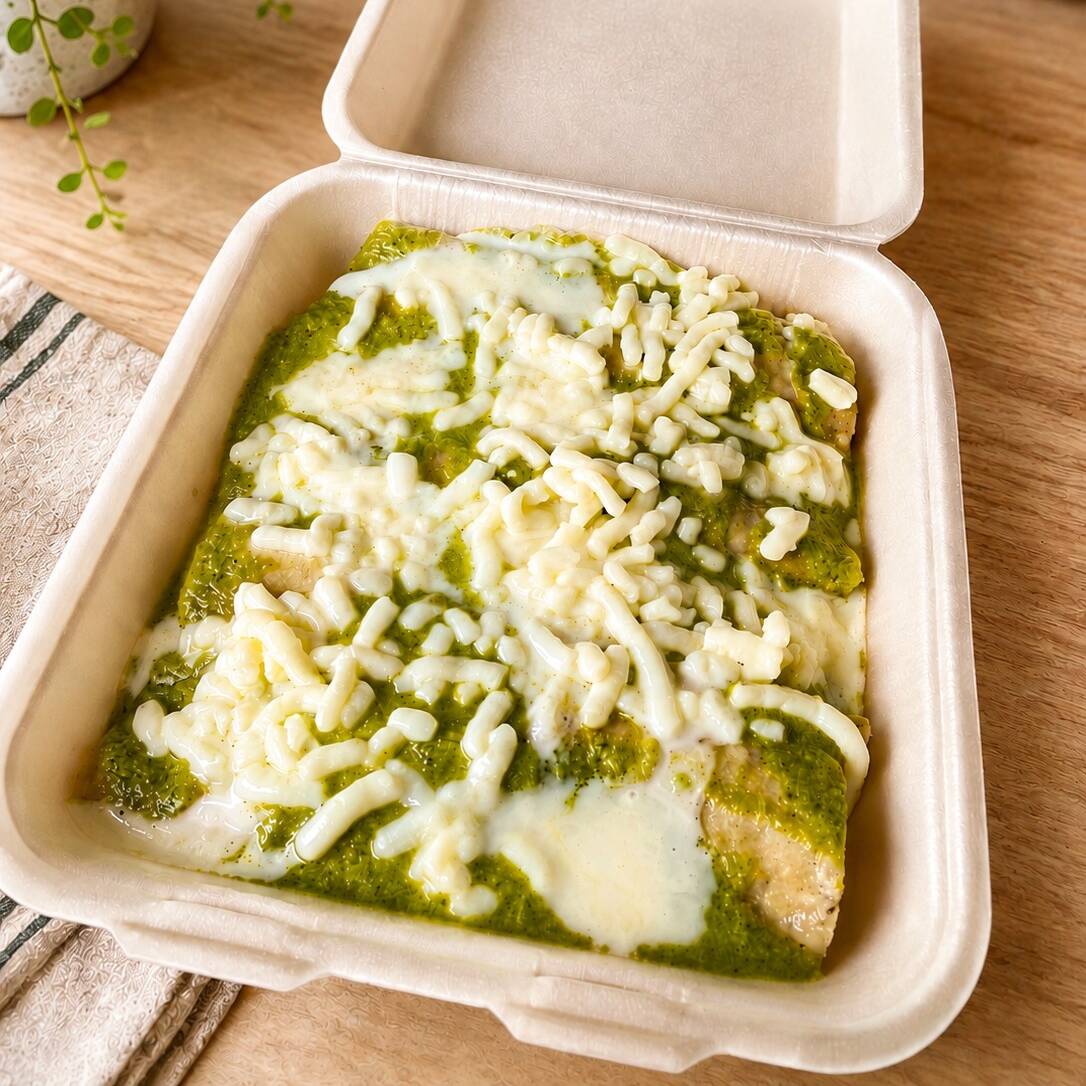 ENCHILADAS SUIZAS (4 PZAS) DE POLLO
