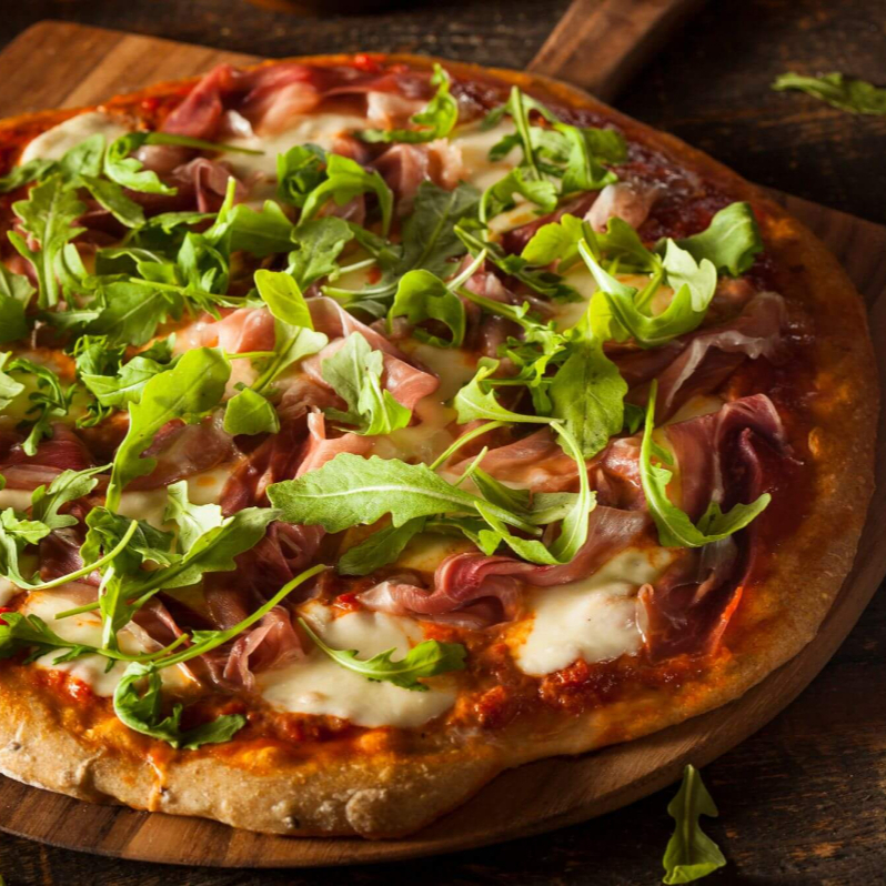 PIZZA DE JAMON SERRANO