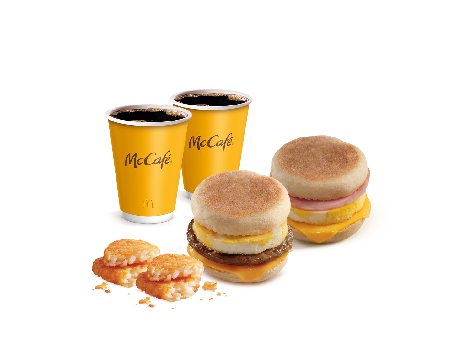 McCombo® Egg McMuffin® y McCombo® Muffin Salchicha Huevo