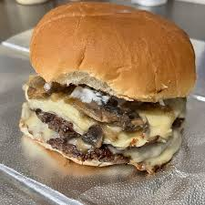 Hamburguesa champiñones doble queso 🔥