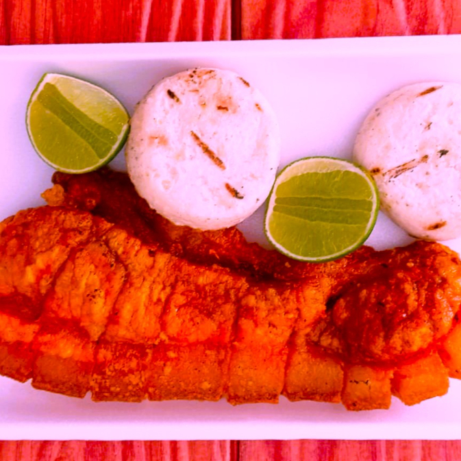 Porción de Chicharrón