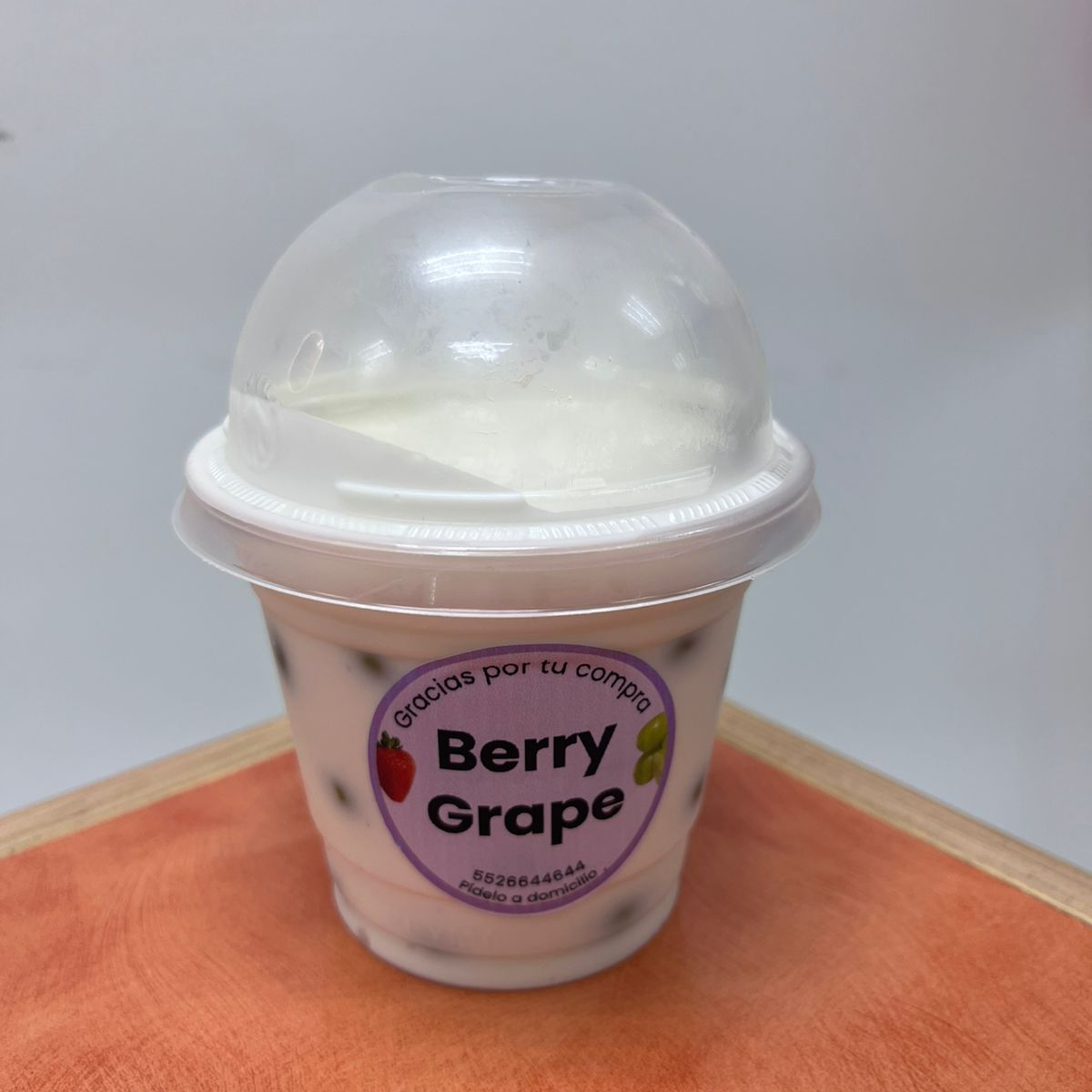 Uvas con Crema