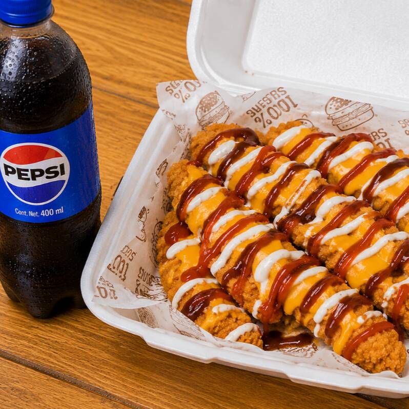 12 Tiras Tenders/ PEPSI 400ml