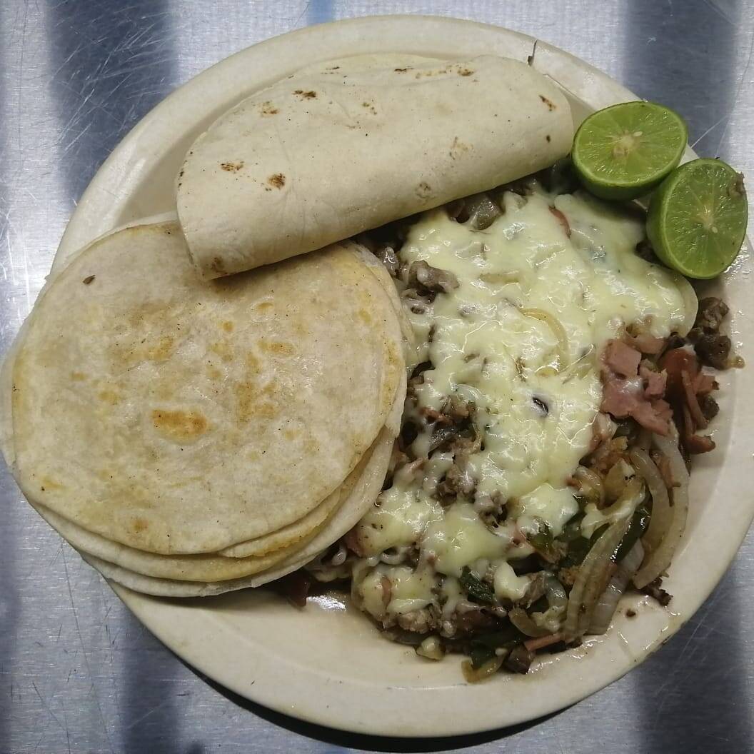Pastor con queso.