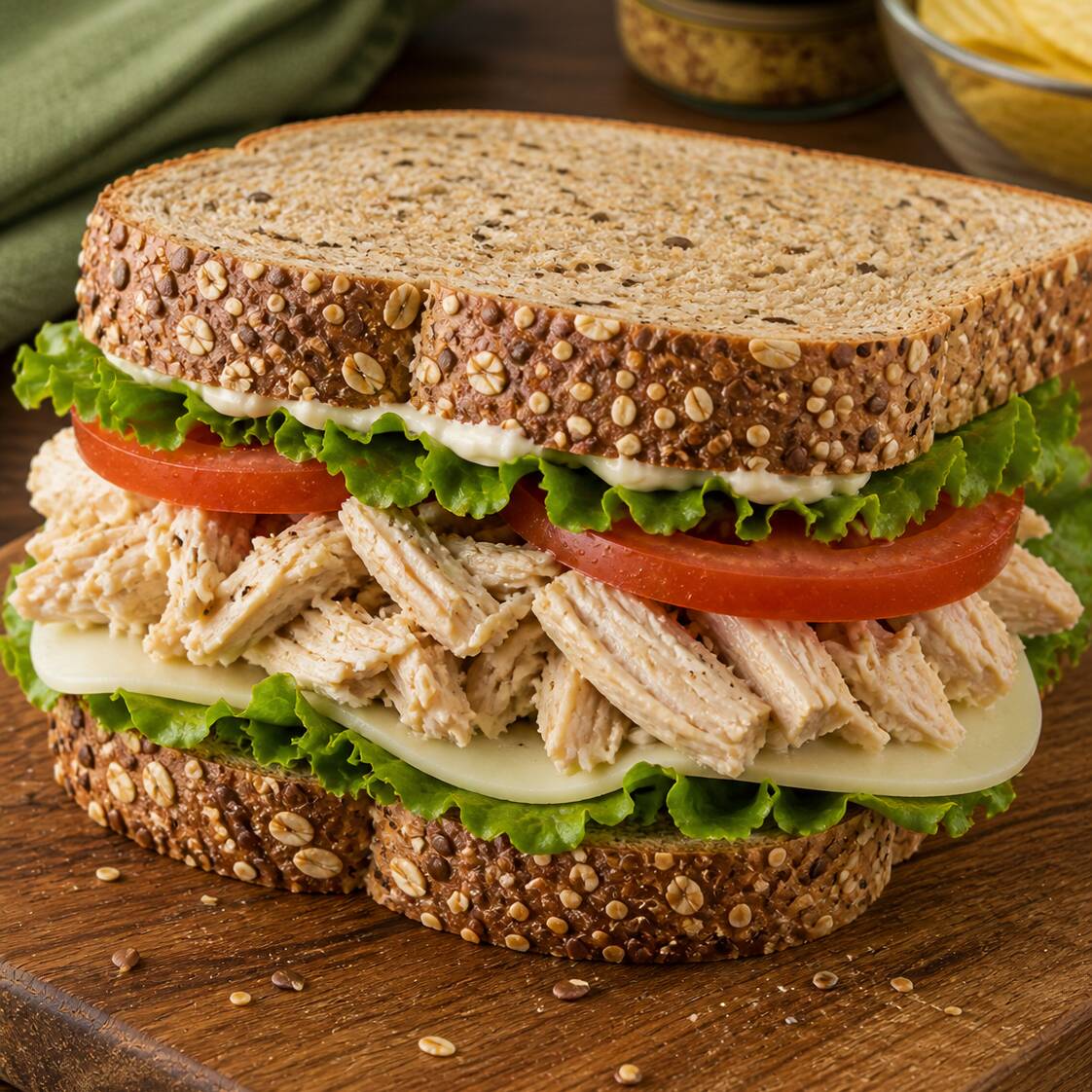 Sándwich 12 Granos Pollo
