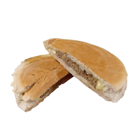 Pão, 1 hambúrguer de 90g , Queijo, Presunto E Maionese