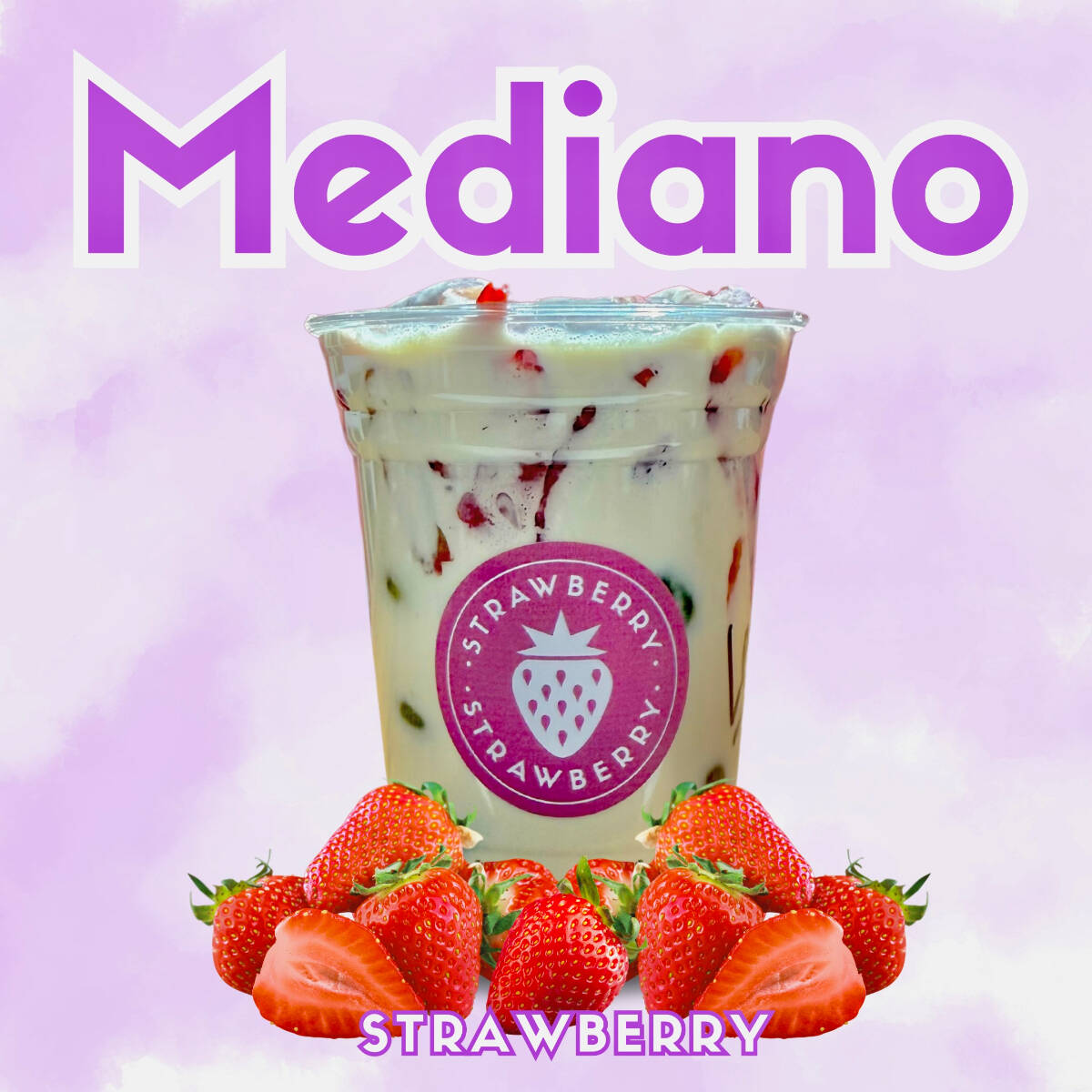 Fresas con Crema Mediano
