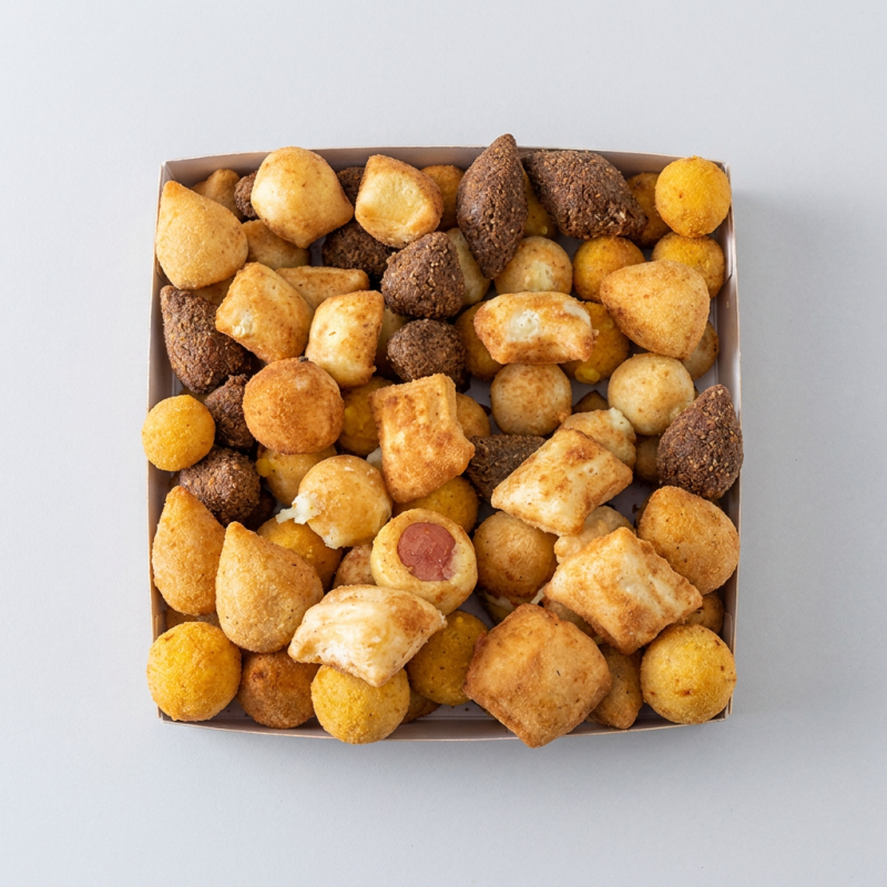 100 Salgados Fritos