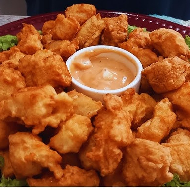 APX 600gr de file de merluza + molho rose caseiro