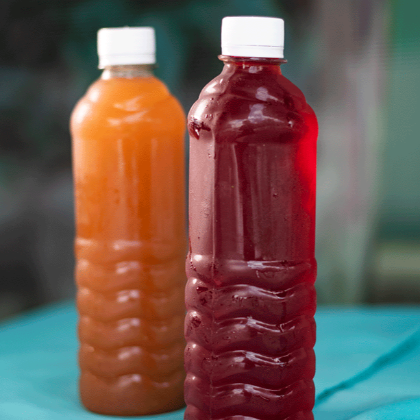 Agua de piña con hierbabuena