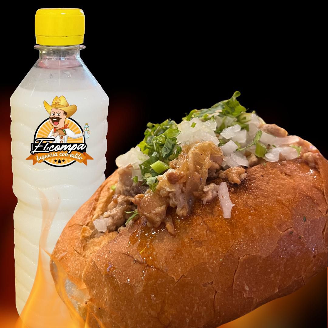 Combo 1 Pepito Tradicional + 1 Agua de Sabor