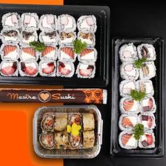 8 uramaki filadélfia, 8 uramaki kani filadélfia, 8 uramaki skin, 8 romeu e julieta, 10 hot filadélfia.