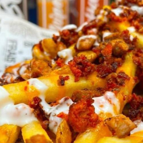 Papas Nacho de Chorizo