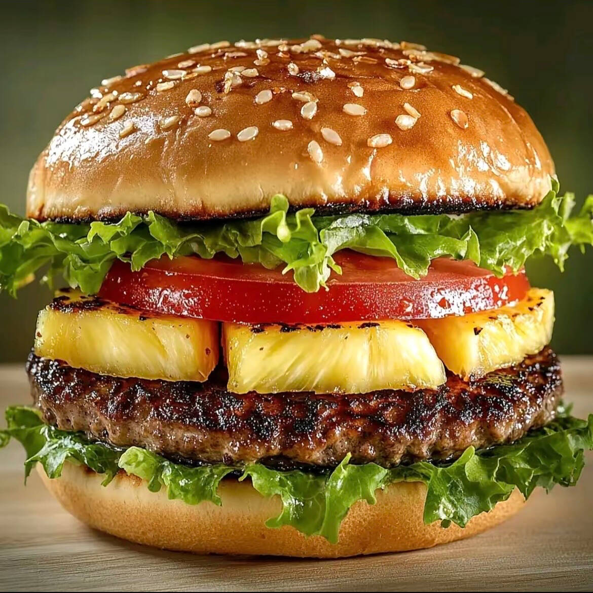 Hamburguesa Hawaiana