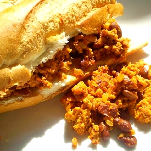 TORTA DE HUEVO CON CHORIZO