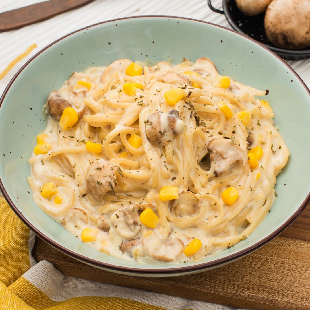 Espaguetis Alfredo