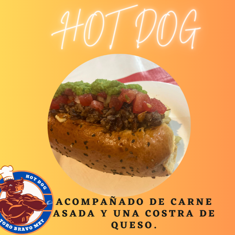 Hot Dog De Carne Asada