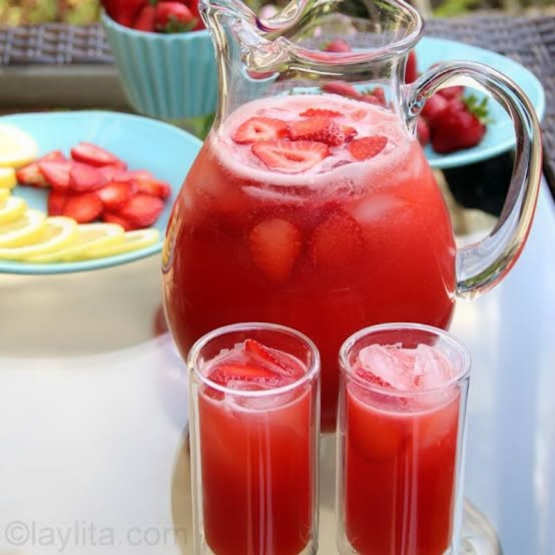 Agua de fresa (1 lt)
