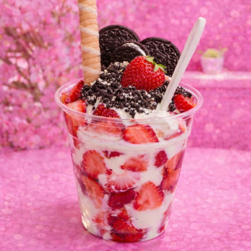 Fresas con Crema y OREO