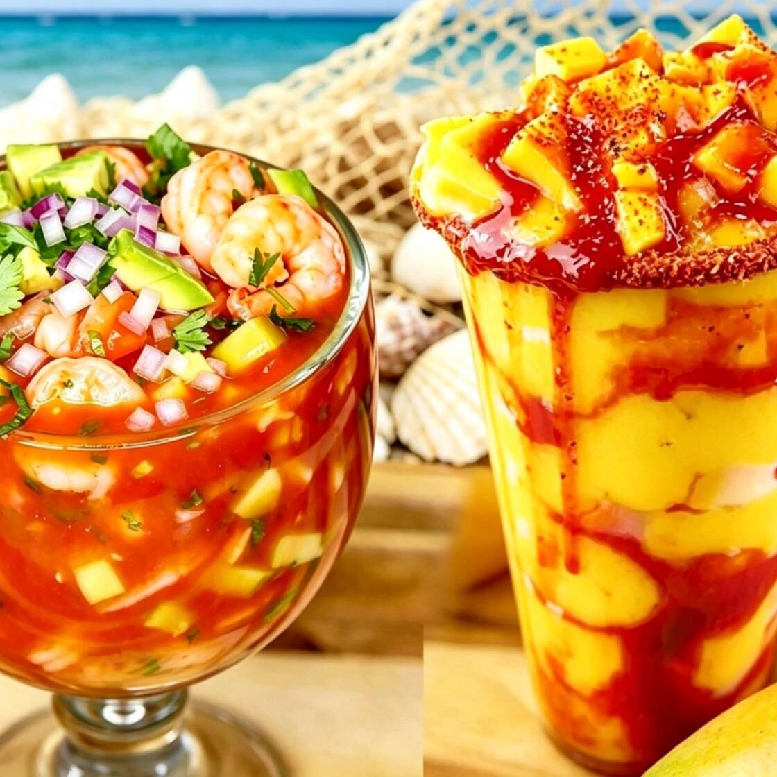 Combo del Rey Cóctel Camarón Grande Y Mangada