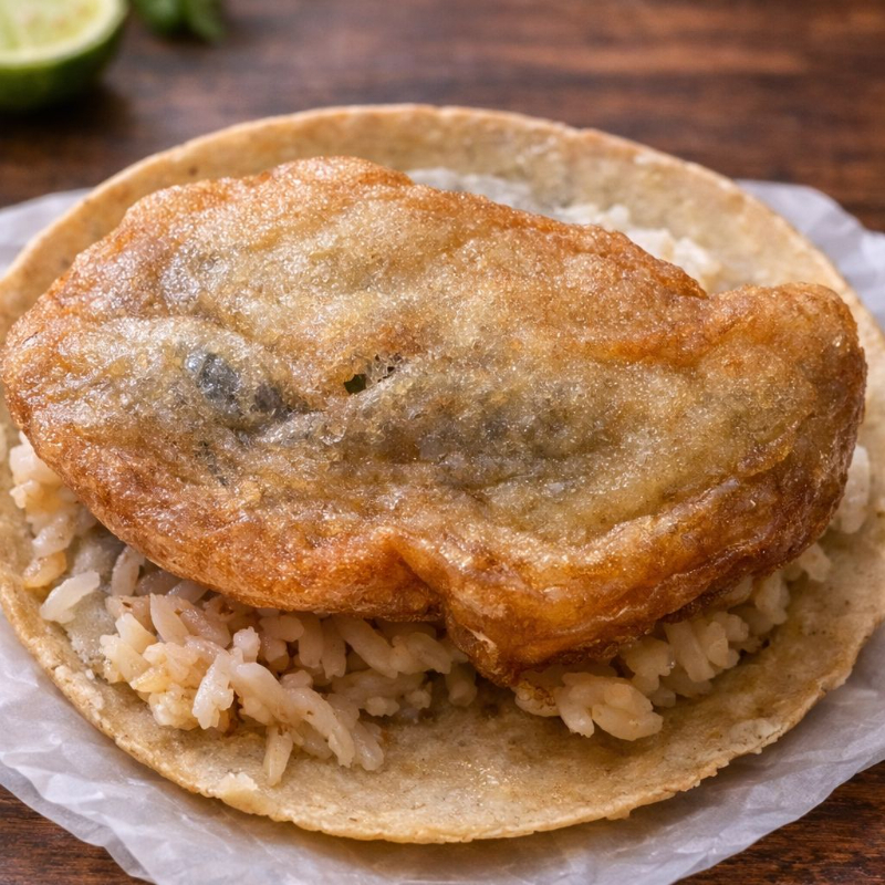 Taco de chile relleno queso