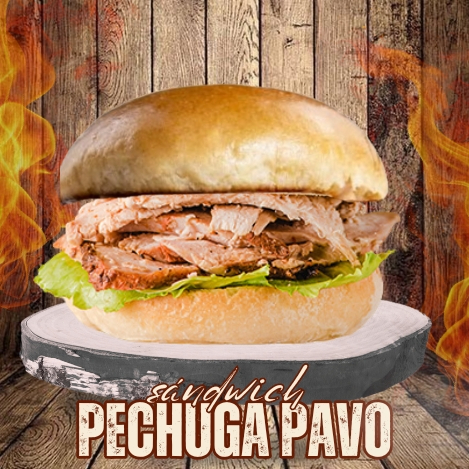 SÁNDWICH PECHUGA DE PAVO