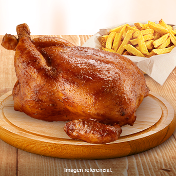 DIDI PROMO POLLO ENTERO + PAPAS FRITAS + CREMAS
