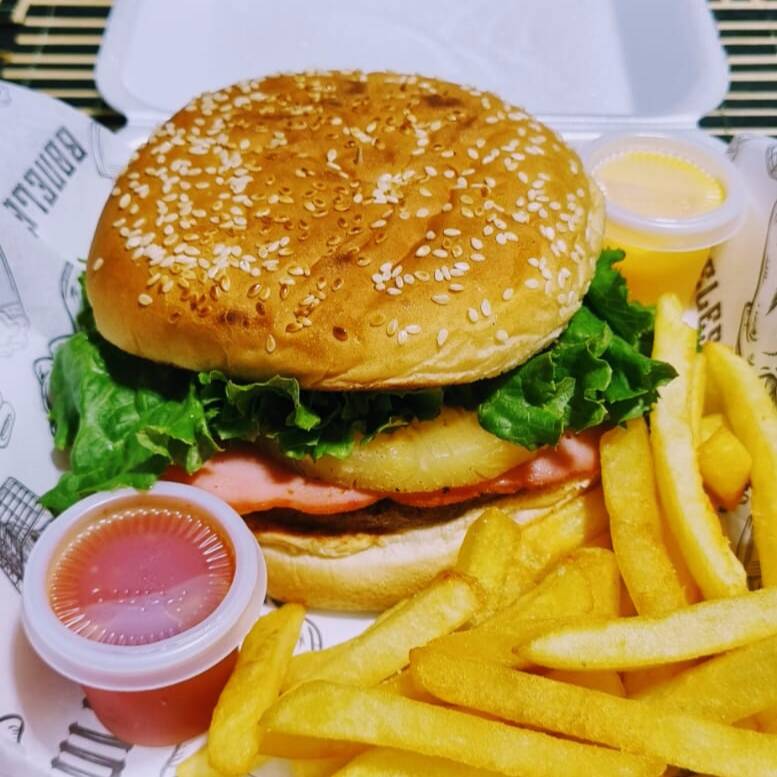 Hamburguesa Hawaiana