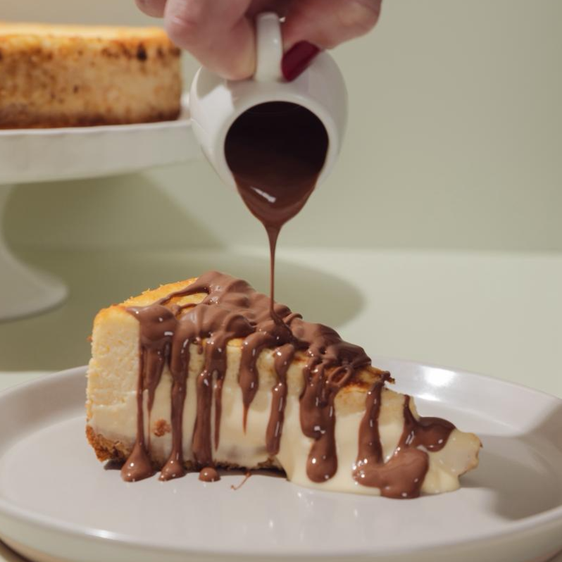 Porcion Tarta de Queso Original + Nutella