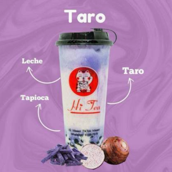 Taro con Tapioca en Leche