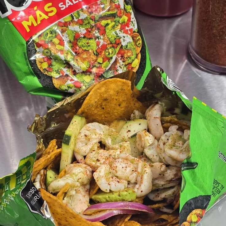 Tostisaguachile verde