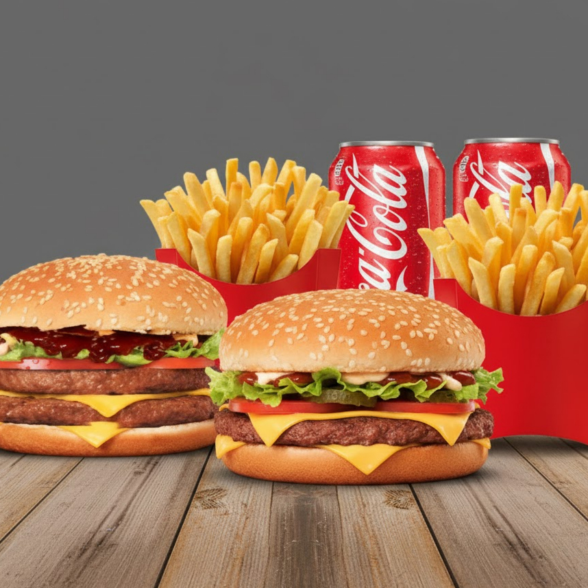 DUPLA HONRA DUPLO, DUPLA HONRA, 2 BATATA PP, 2 COCAS LATA