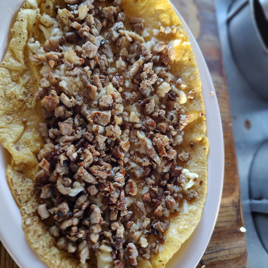 Quesadilla con carne asada