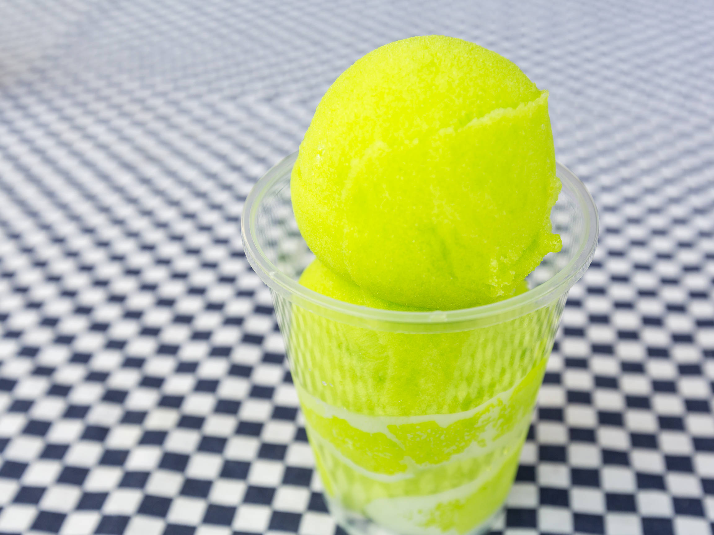 Helado tradicional de agua