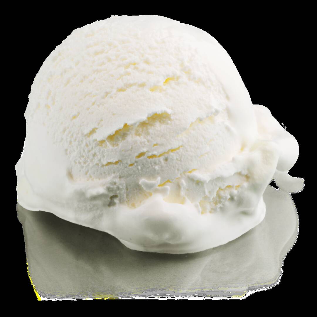 Helado de vainilla