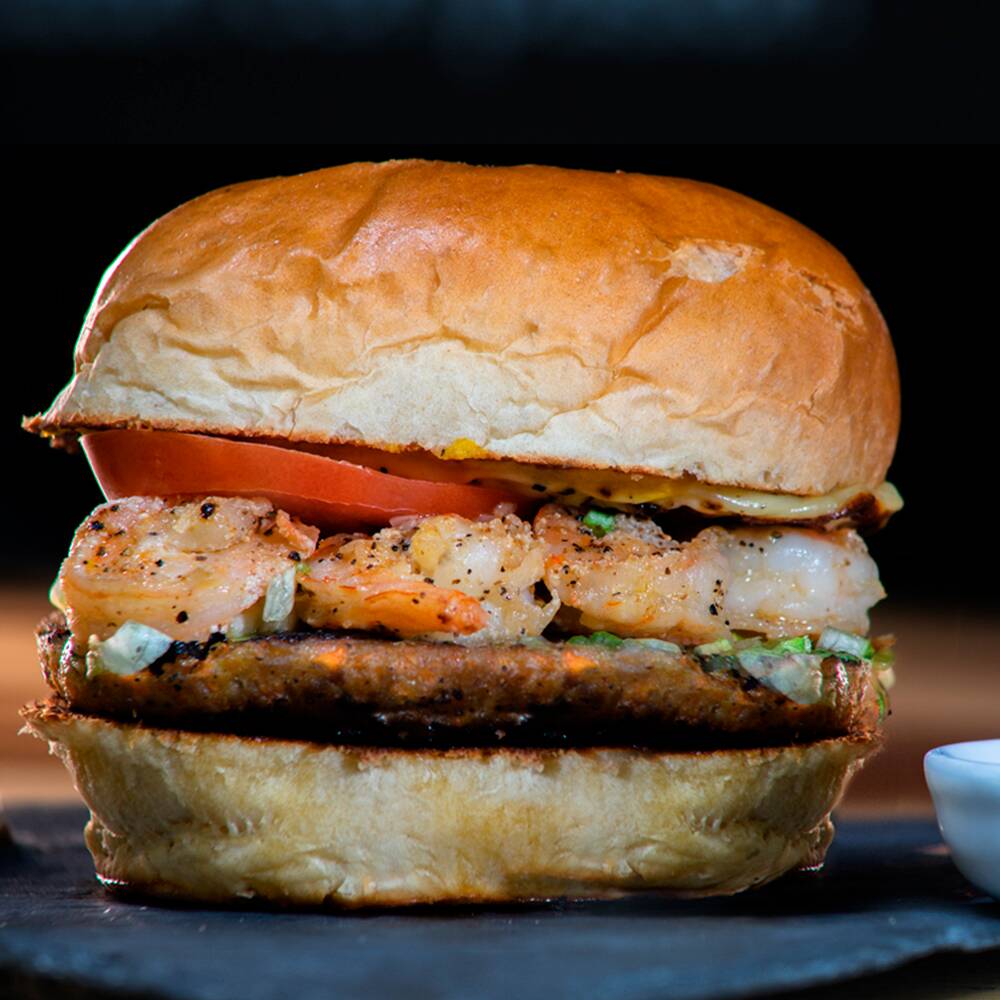 Hamburguesa Mar y Tierra