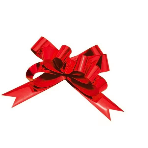 Moño Rojo Para Tu Empaque